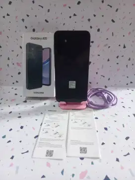 JUAL HP SAMSUNG A15 4G NFC RESMI SPEK 8/128 FULLSET MASIH MULUS GAS