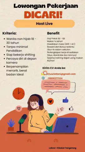 LOKER RESMI Cewek/Cowok