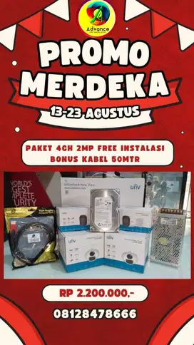PAKET CCTV 4CH 2MP