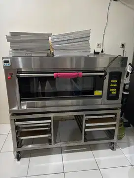 Gas baking oven getra RFL 12GD + kaki oven