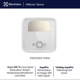 ELECTROLUX WATER HEATER STORAGE AQUAPRO -15 LITER EWS151DX-DWM