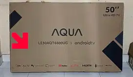 DIJUAL TV LED 50 Inc AQUOS  Kondisi 95% Nyaris Spti Baru  TIDAK BOHONG