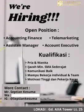 lowongan pekerjaan terbaru