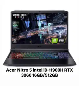 LAPTOP GAMING ACER NITRO 5 AN515-57 INTEL i9 11900-H RTX 3060