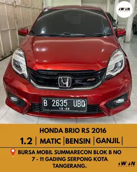 2016 Honda Brio RS 1.2 AT