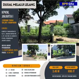 Dijual Tanah Strategis di Meruya Ilir - LT 394m², 3 SHM, Bebas Banjir