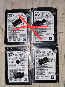 HDD laptop 1tb merek hgst sentinel 100