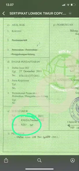 tanah luas sebrang PLTU Sambelia lombok timur