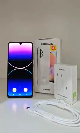 JUAL Samsung Galaxy A32 Ram 6/128 fullset pemakain pribadj