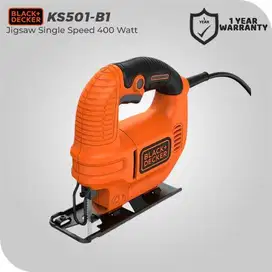Mesin JigSaw Black+Decker KS501 & Modern M-2200L, 2 Unit, Bekas