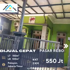 Pasar Rebo Jakarta Timur Dijual Cepat Rumah Murah