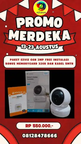 PAKET CCTV KAMERA WIRELLES 2MP