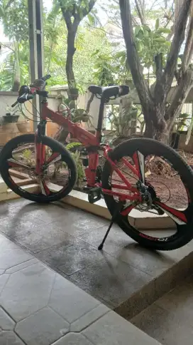 Sepeda MTB Lipat Merk BicyStar kondisi Bagus Dan Terawat
