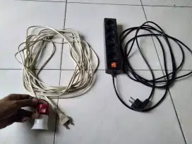 Kabel lampu dan kabel 5 lubang