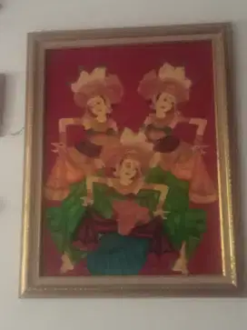 Lukisan 3 Putri Bali