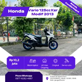 Honda Vario 125cc Kzr Modif Pgm_Fi Tahun 2013 Pajak Hidup