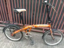 dijual sepeda lipat EXOTIC ukrn 20 single sped tgl goes