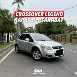 Odo 77xxx Asli Suzuki SX4 X Over At Matic Silver 2011