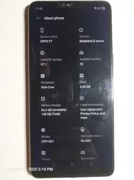 oppo f7 6/128 ori ex resmi