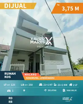 Rumah Kost 2 Lantai selangkah dari Pusat Kota Malang