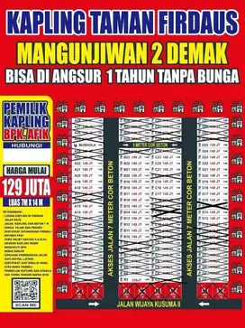 Kavling Taman Firdaus Demak Kota ( Mangunjiwan )