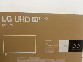 DIJUAL  TV LED LG UHD AI Thin Q 55” inch (Baru) (murah)