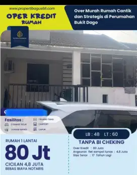 Over Rumah Angsuran Flet di Perumahan Bukit Dago