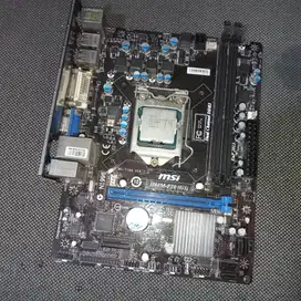 Motherboard MSI H61M-P20 + Processor Intel Core i3-3240