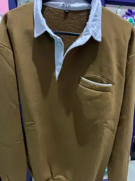 Jaket Kerah White - Chocolate