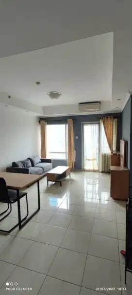 DIJUAL Apartemen sudirman park 3 kamar furnish Nego