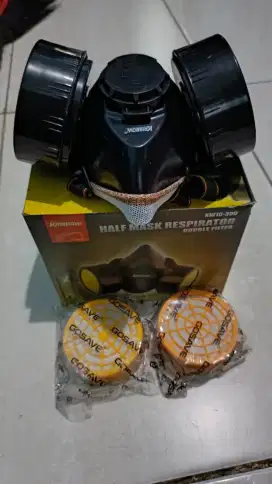 Masker Respirator Double + 2 filter Krisbow KW10-300