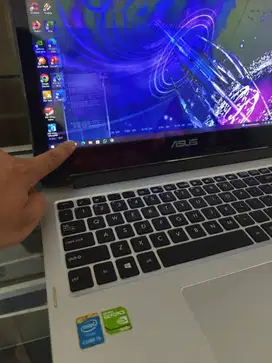 Laptop Asus Transformer TP500 core i5 ram 8gb Dual VGA jual Murah Bang