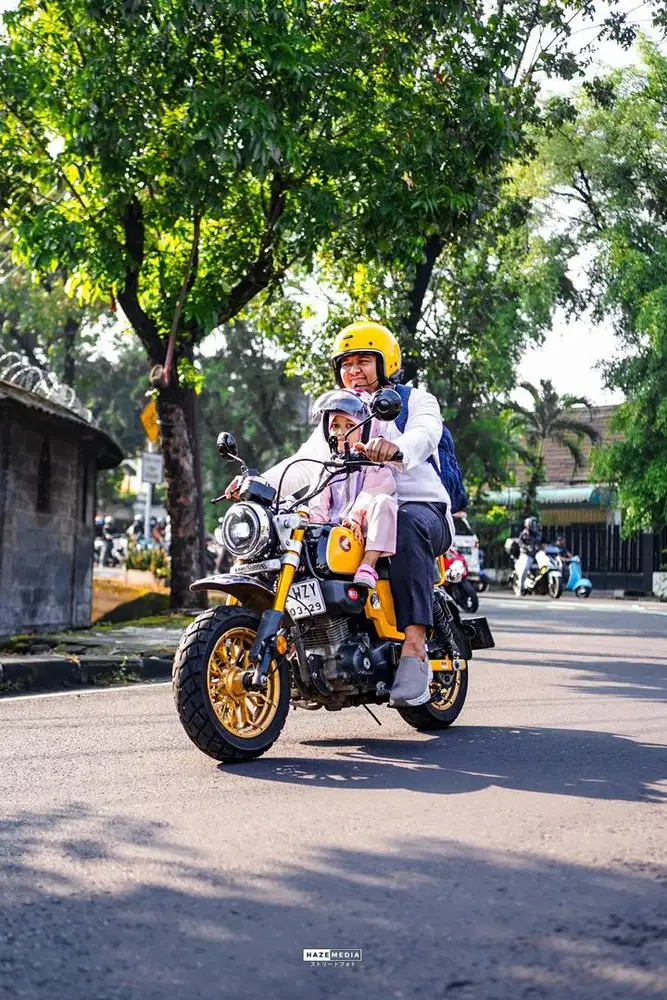 Mini Moto Honda Monkey Yellow 150cc custom 2023 nt MSX DAX 125 Grom