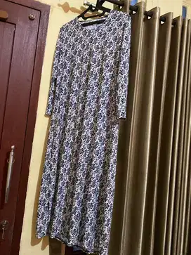 Baju Muslim Motif mawar
