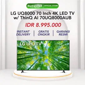 LG UQ8000 70 Inch 4K LED TV w/ ThinQ AI 70UQ8000AUB