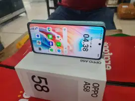 Oppo A58 Ram 6/128 gb mulus no minus lengkap normal