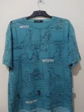 Kaos Full Print Kartun Unisex