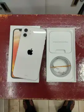 Second Apple iPhone 12 128GB White BH 87% Resmi IBOX