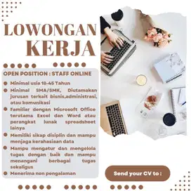 DI BUTUHKAN SEGERA