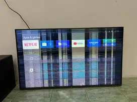 Xiaomi Mi TV L43M6-EI Android TV (hidup, rusak layar)