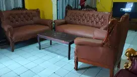 Jual murah 1 set kursi jati
