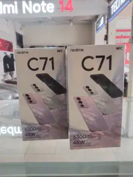 Promo WOW Realme C71 NFC (8+16/128) Promo hp baru, segel dan murah