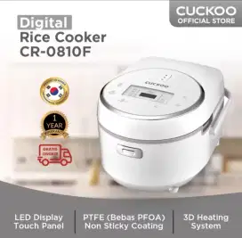 Cuckoo Digital Rice Cooker CR-0810F penanak nasi
