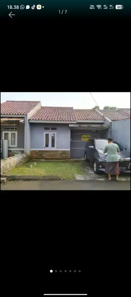 Disewakan rumah cluster nyaman dan aman