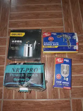 Spray gun bekas tapi baru