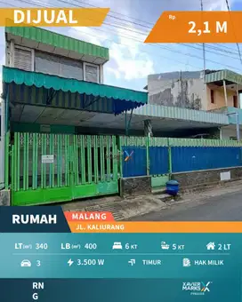 Dijual Rumah Klasik Luas di Area Jalan Kaliurang, Tengah Kota Malang