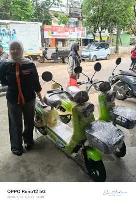 Sepeda listrik bisa dicicil dan bergaransi