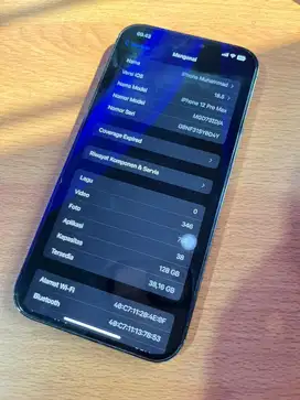 Iphone 12 Pro Max 128 Resmi Indo All Operator Mulus Pemakaian