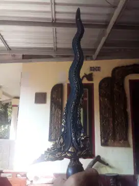 Keris nogo Sosro kinatah emas