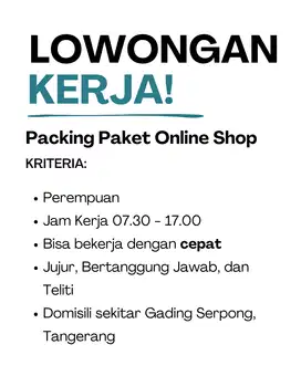 Packing Paket Online Shop